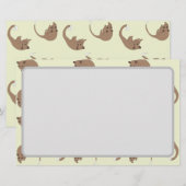 Ringschwanzpossums Briefpapier (Vorne/Hinten)