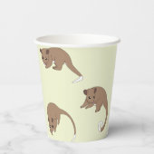 Ringschwanzpossums Pappbecher (Rückseite)