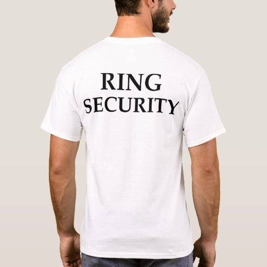 Ringsicherheit T-Shirt (Rückseite)