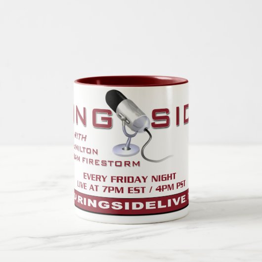 Ringside Livec$zwei-ton Tasse (Mittel)