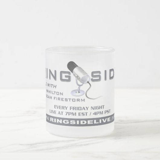 Ringside-mattierte GlaslebhaftTasse Mattglastasse (Mittel)