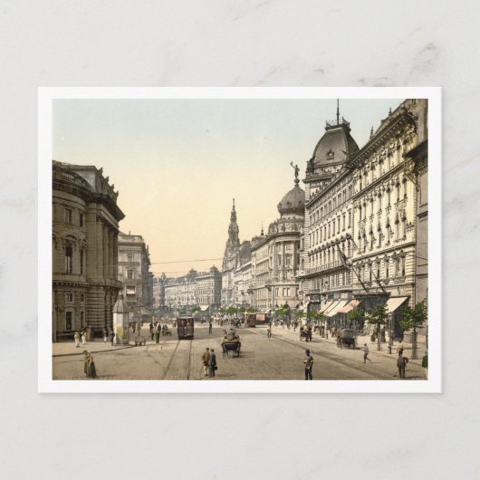 Ringstraße, Budapest, Ungarn Postkarte (Vorderseite)