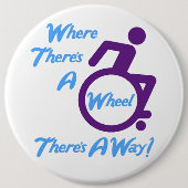 Ringsum 6 Zoll Unterseite - wo es ein Rad gibt Button (Vorderseite)