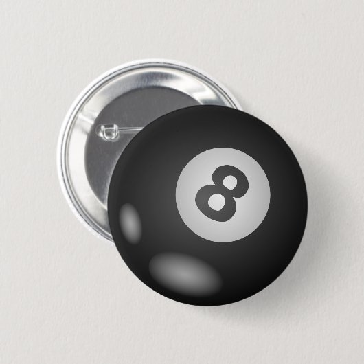 Ringsum 8 Ball-Knöpfe Button (Vorne & Hinten)