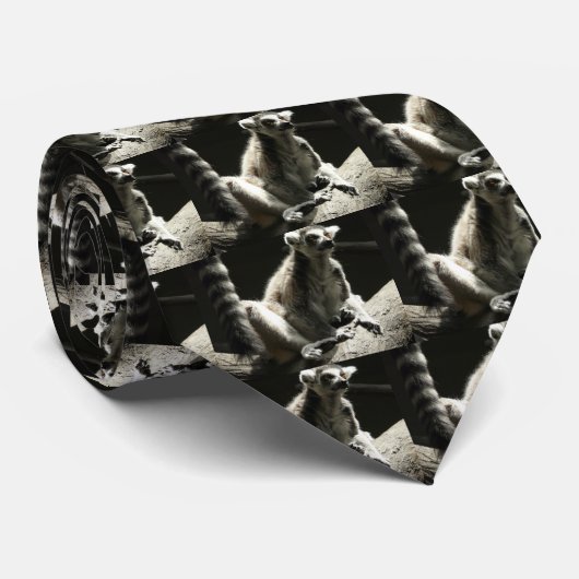 Ringtail Lemur Krawatte (Gerollt)