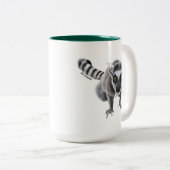 Ringtail Lemur - Tasse 15 oz Keramik (VorderseiteRechts)