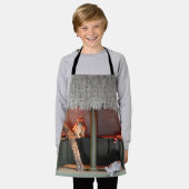 Ringtail Possom Cubby House, Kids Full Print Schür Schürze (Getragen)
