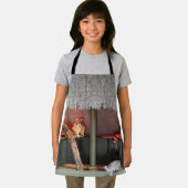 Ringtail Possom Cubby House, Kids Full Print Schür Schürze (Insitu)