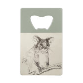 Ringtail Possum Australien Geldbeutel Flaschenöffner (Vorderseite)