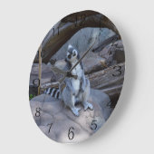 Ringtail Possum Foreman at Work Große Wanduhr (Winkel)