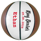 Ringträger Antrag Geschenk Mini Fußball Basketball (Vertikal)