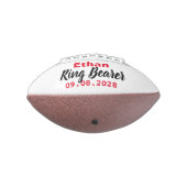 Ringträger Antrag Geschenk Mini Fußball Football (Gedreht 270)