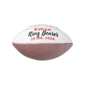 Ringträger Antrag Geschenk Mini Fußball Football (Gedreht 90)