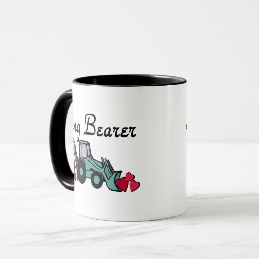 Ringträger-Backhoe Tasse (Vorderseite Links)