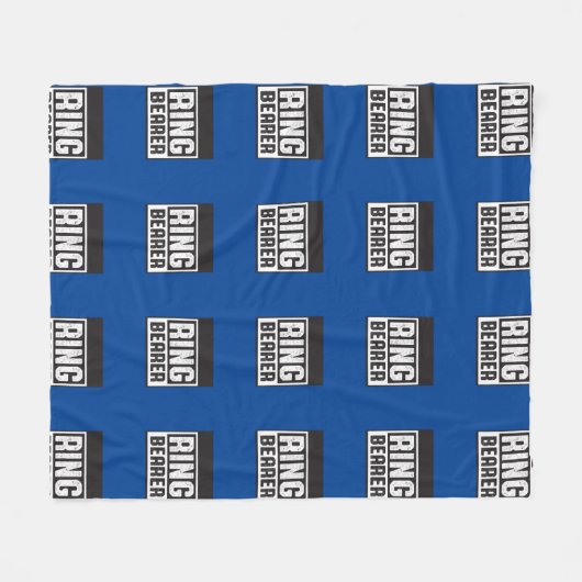 Ringträger Fleece Blanket Blu und Blk Collection (Vorderseite (Horizontal))