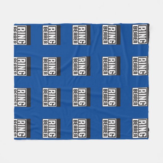 Ringträger Fleece Blanket Blu und Blk Collection (Vorderseite (Horizontal))