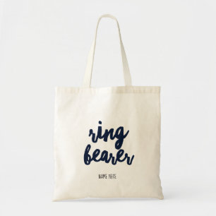 Ringträger-Individuelle Name Navy Blue Tragetasche