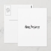 Ringträger Postkarte (Vorne/Hinten)