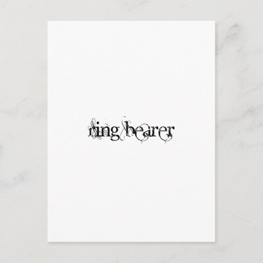Ringträger Postkarte (Vorderseite)