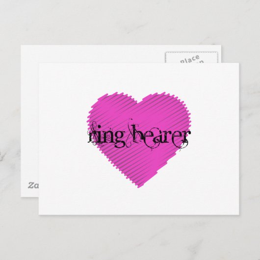 Ringträger Postkarte (Vorne/Hinten)