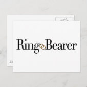 Ringträger Postkarte (Vorne/Hinten)