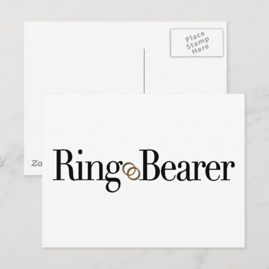 Ringträger Postkarte (Vorne/Hinten)