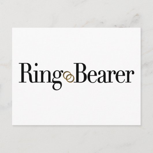 Ringträger Postkarte (Vorderseite)