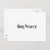 Ringträger Postkarte (Vorne/Hinten)