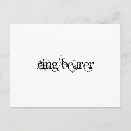 Ringträger Postkarte (Vorderseite)