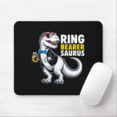 Ringträger T-Rex Dinosaur Lustige Hochzeitsfeier Mousepad (Mit Mouse)