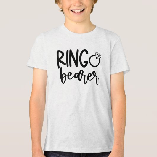 Ringträger Tri-Blend Shirt (Vorderseite)