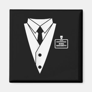 Ringträger Tuxedo Tux Anzug Hochzeitskostüm für Ki Magnet