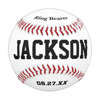 Ringträger Vorschlag Personalisiert Ring Bear Gesc Baseball