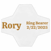 Ringträgergeschenk, Personalisiert Fußball (Flach)