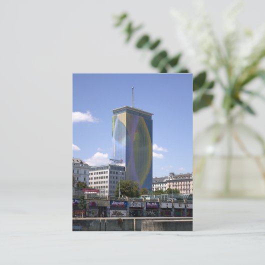 Ringturm in Wien Österreich Postkarte (Stehend Vorderseite)