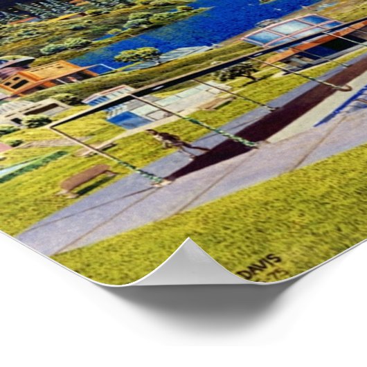 Ringworld-Weltraum Poster (Ecke)