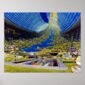 Ringworld-Weltraum Poster (Vorne)