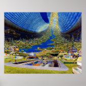 Ringworld-Weltraum Poster (Vorne)