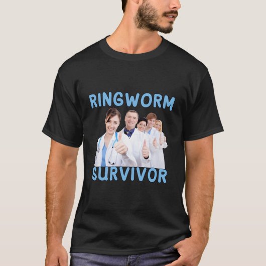 Ringworm Survivor Funny T-Shirt (Vorderseite)