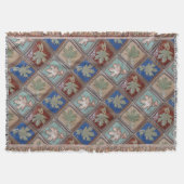 Ringwurzelblanket, Ahorn-Blätter Decke (Vorderseite)