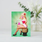 Ringy Dingy Pinup Postkarte (Stehend Vorderseite)