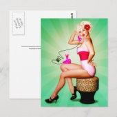 Ringy Dingy Pinup Postkarte (Vorne/Hinten)