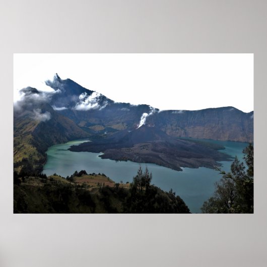 Rinjani Crater Poster (Vorne)