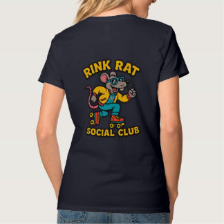 Rink Rat Social Club V Neck  T-Shirt