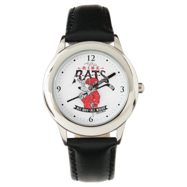 Rink Rats Hockey Player Armbanduhr (Vorderseite)