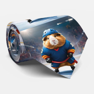 "Rink Rookie: Das Eishockey-Guinea-Schwein" Krawatte
