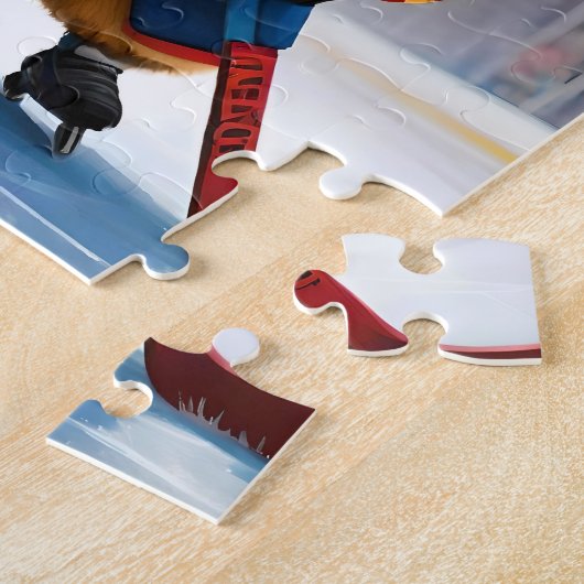 "Rink Rookie: Das Eishockey-Guinea-Schwein" Puzzle (Seite)