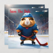 "Rink Rookie: Das Eishockey-Guinea-Schwein" Save The Date (Vorne/Hinten)