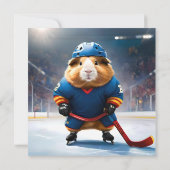 "Rink Rookie: Das Eishockey-Guinea-Schwein" Save The Date (Rückseite)