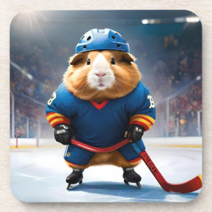 "Rink Rookie: Das Meerschweinchen im Eishockey" Getränkeuntersetzer